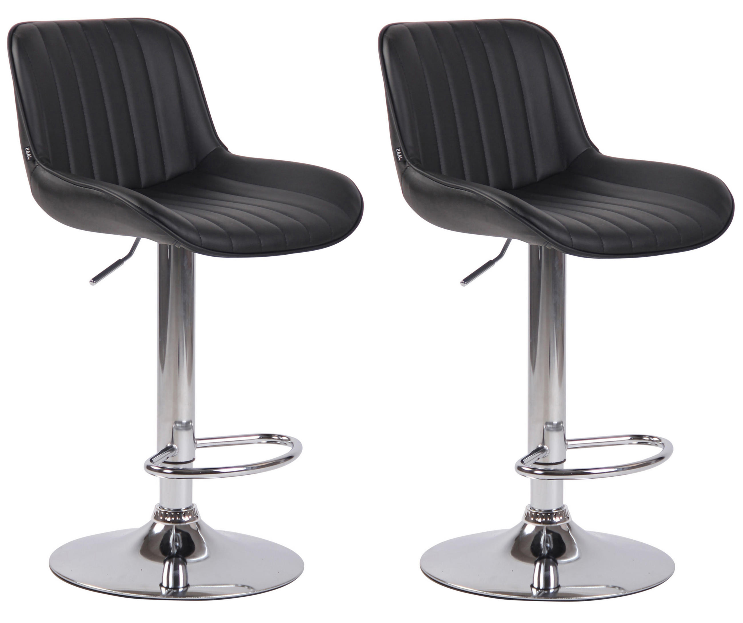 TPFLiving Barhocker Schwarz 50x108x50 cm