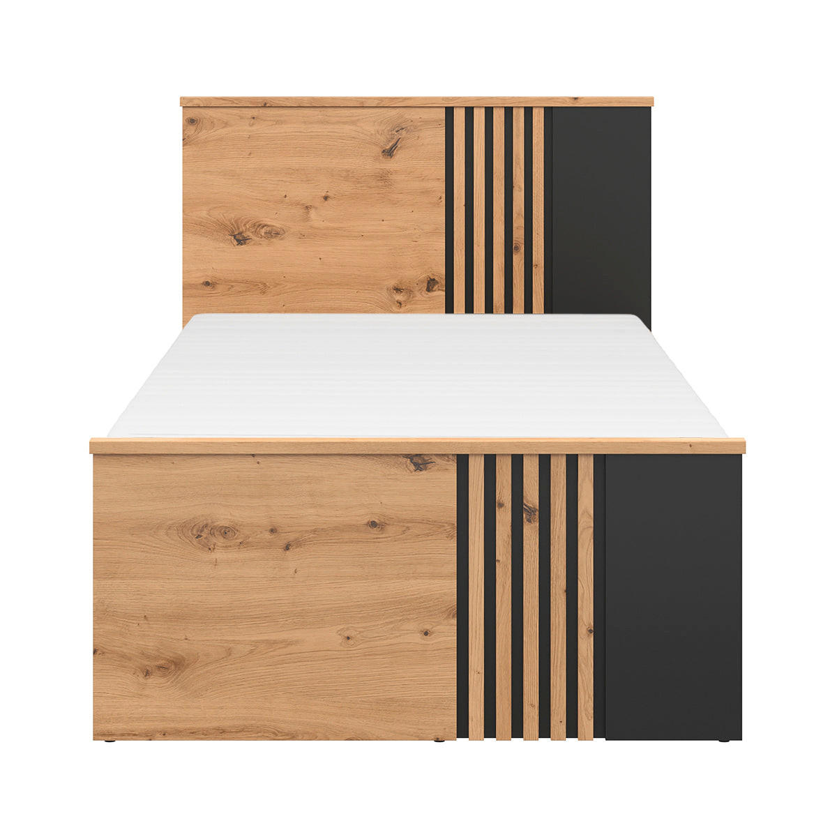 OTROŠKA POSTELJA 90/200 Ezra Les - rjava, leseni material (90/200cm) - Petits-meubles