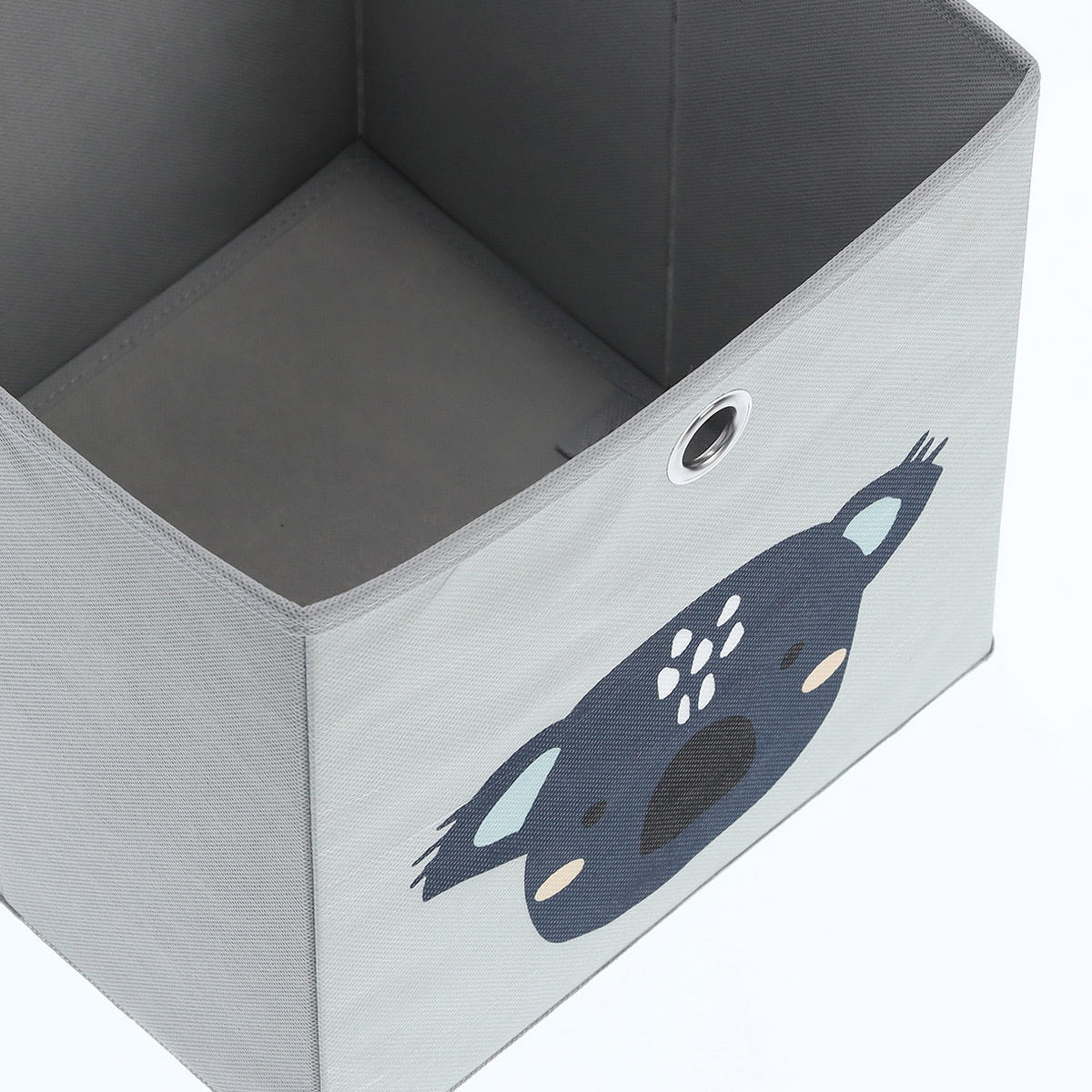 AUFBEWAHRUNGSBOX Koala, Vlies - Grau - Grau, Textil (28/28cm) - Zeller Present