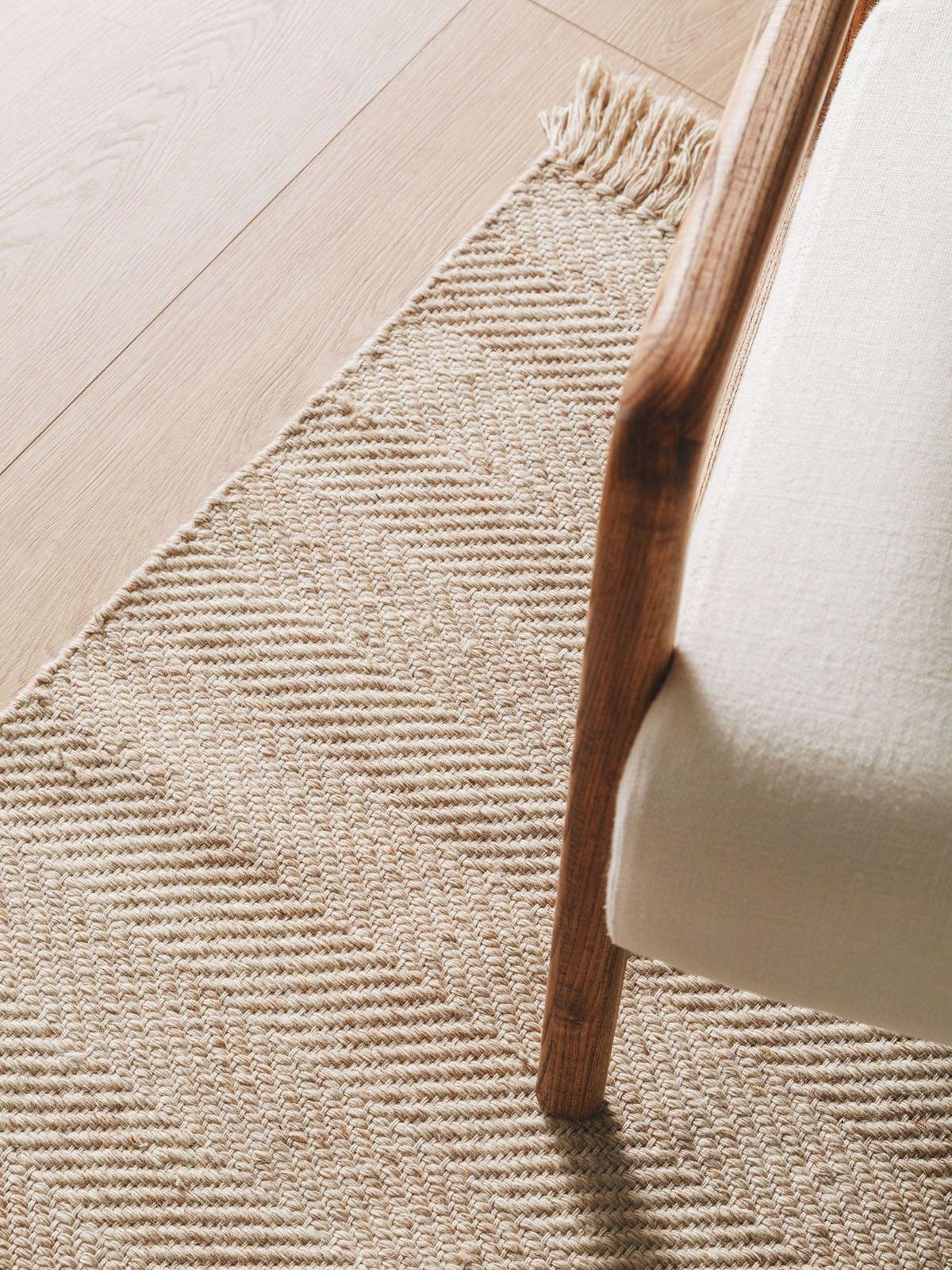 WOLLTEPPICH Lars Beige 160x230 cm - Beige, Naturmaterialien/Kunststoff (160/1cm) - KUNSTLOFT