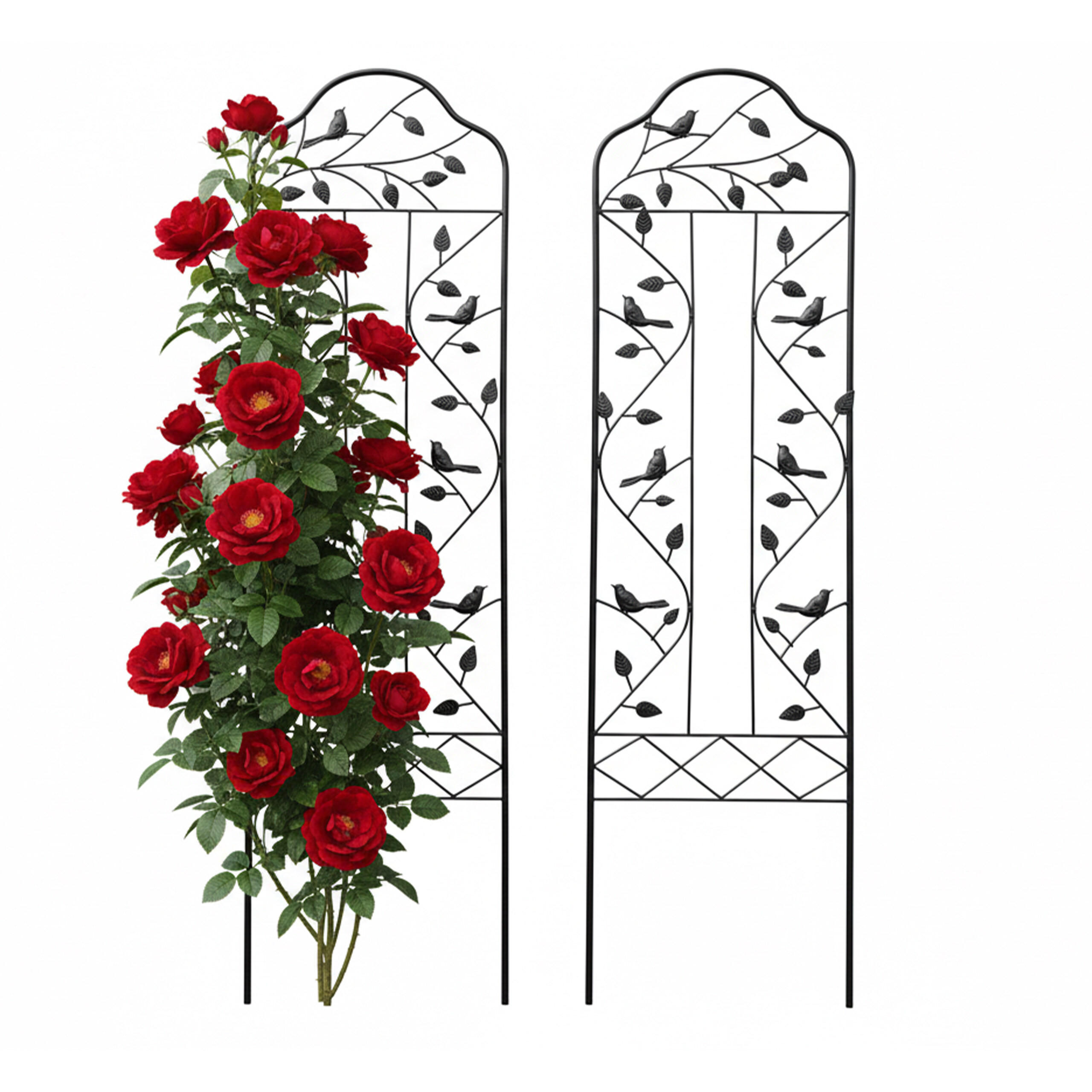 ČELIK - crna, metal (32/115/0.5cm) - Relaxdays