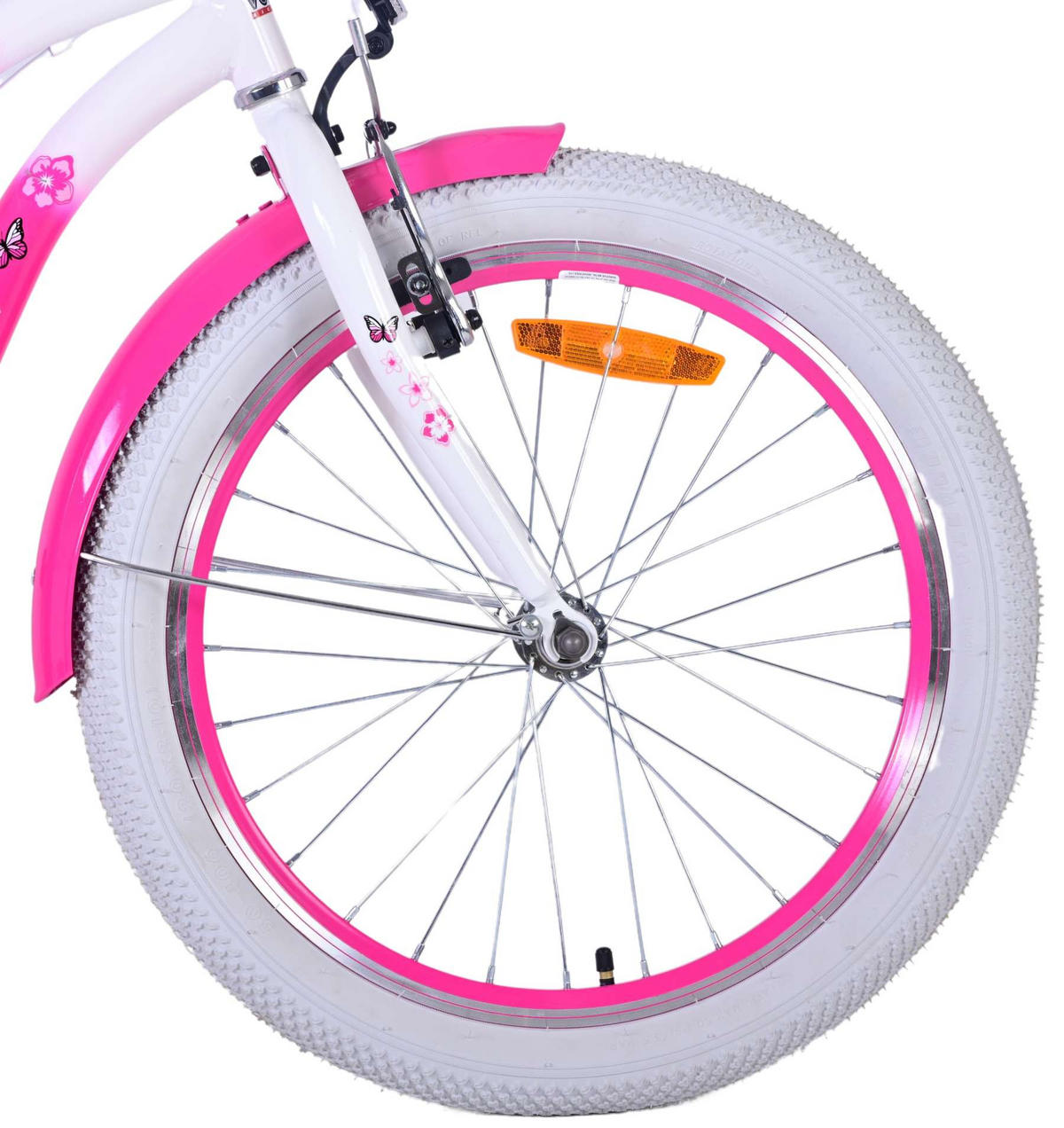 KINDERFAHRRAD Lovely - Mädchen - 20 Zoll - 2 Handbremsen - Rosa - Rosa, Metall (82cm) - TPFSports