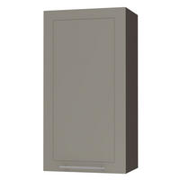 KÜCHENHÄNGESCHRANK Kvantum W4/60/1 Beige Matt / Lava Matt 60 / 32,5 / 96cm - Dunkelgrau/Beige, Holz/Holzwerkstoff (60/96/32.5cm) - Feldmann-Wohnen