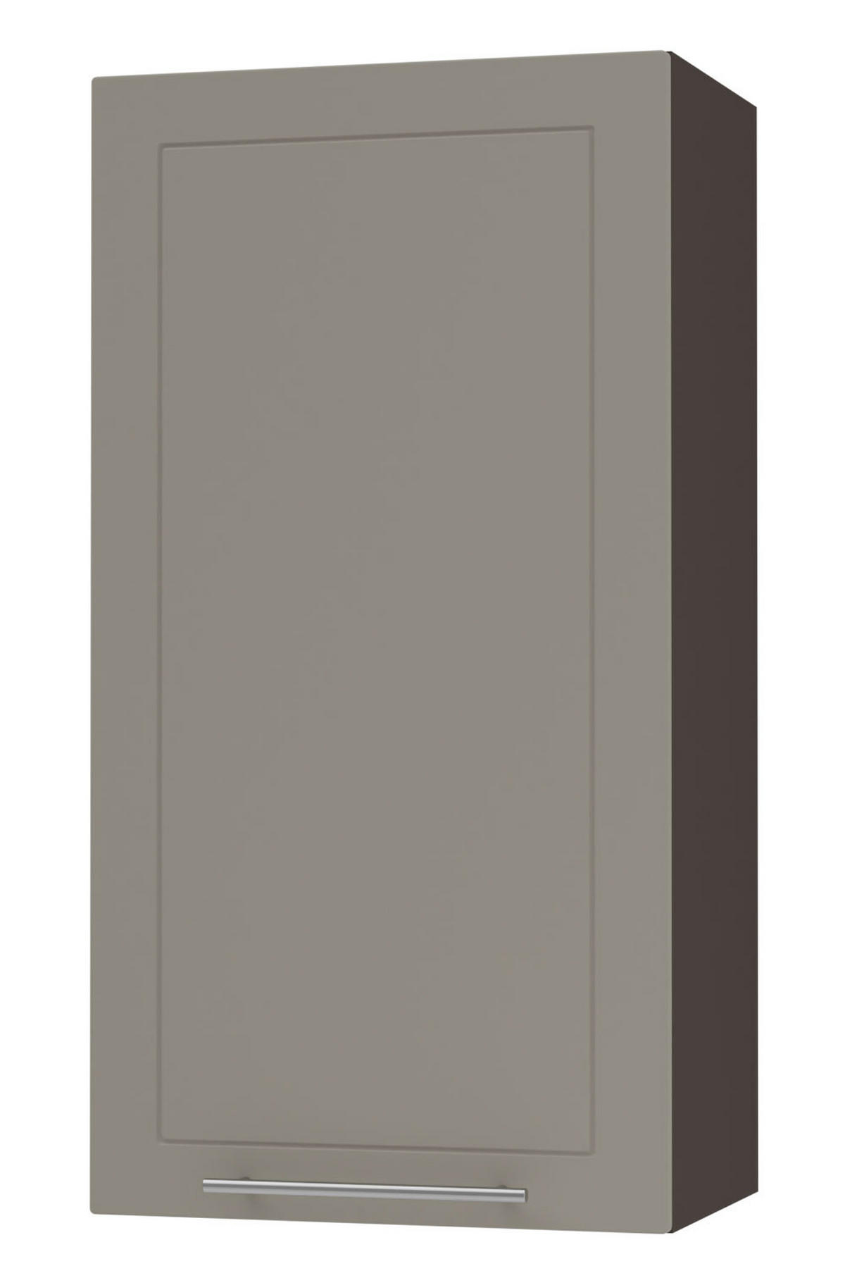 KÜCHENHÄNGESCHRANK Kvantum W4/60/1 Beige Matt / Lava Matt 60 / 32,5 / 96cm - Dunkelgrau/Beige, Holz/Holzwerkstoff (60/96/32.5cm) - Feldmann-Wohnen