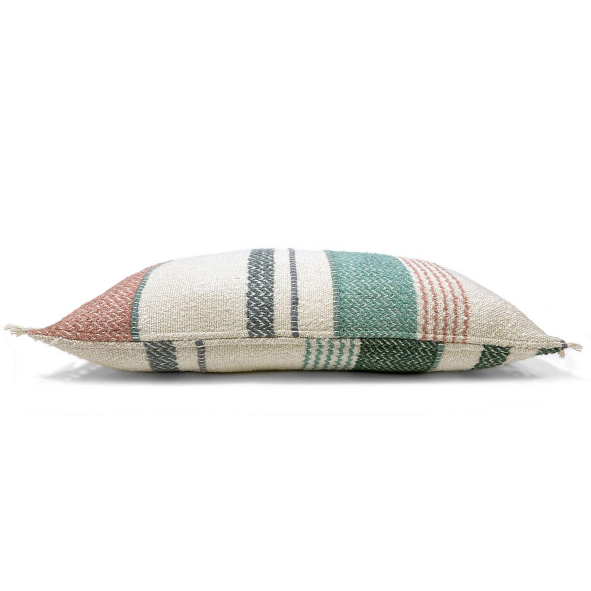 DEKOKISSEN Bouclé mehrfarbig Pastelltönen 37x70 - Türkis/Multicolor, Textil (70/37/12cm) - Malagoon
