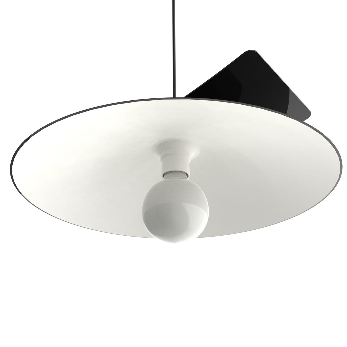 HÄNGELEUCHTE Miller D40 - Schwarz, Metall (40/34/9cm) - Lumicom