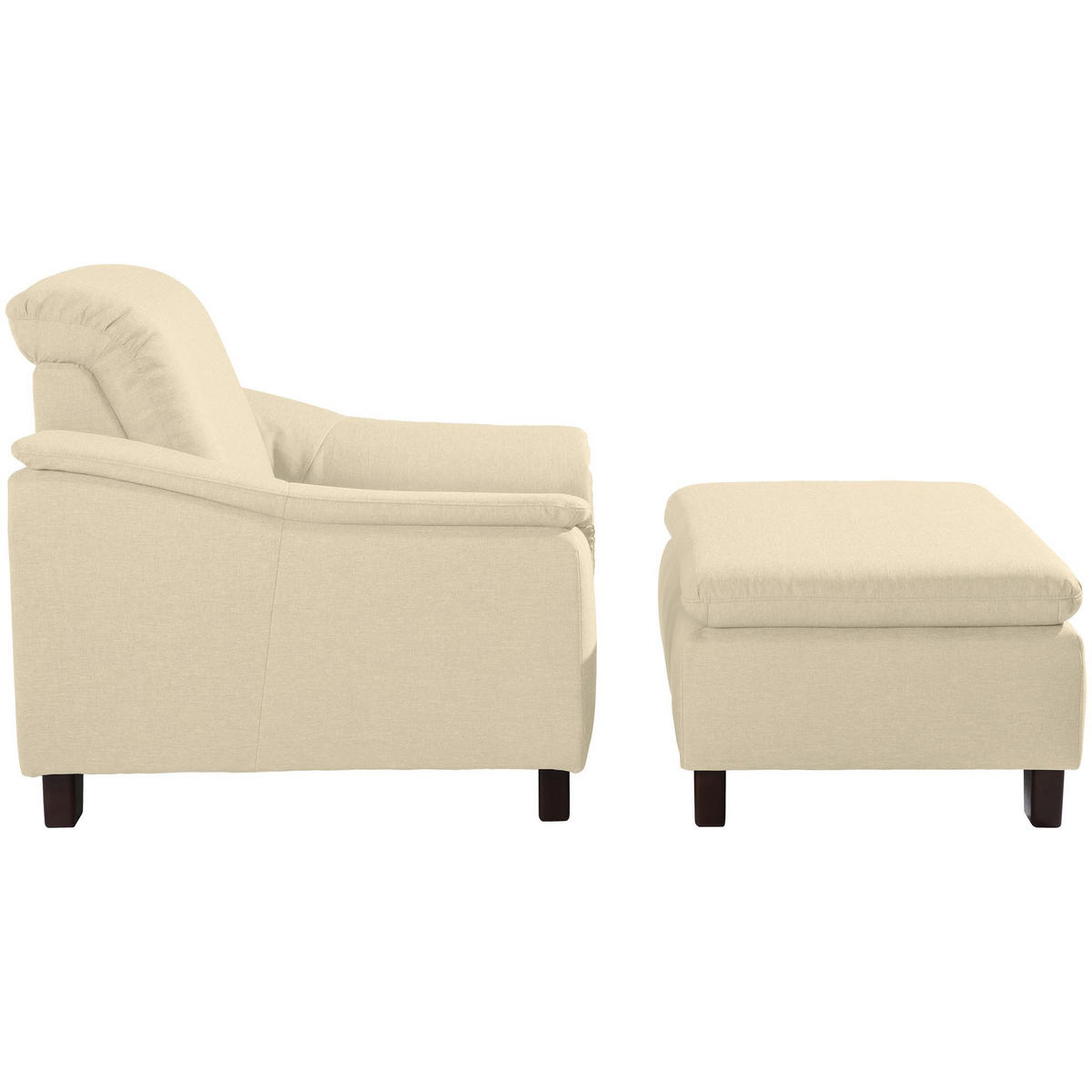 POLSTERSESSEL Kaylil Flachgewebe beige - Beige, Kunststoff (87/82/100cm) - 58aufmkessel