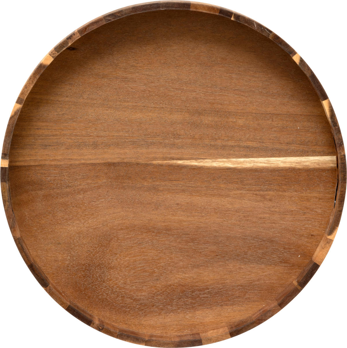 SERVIERTABLETT Tidy Smart rund Braun 35/35/5 cm - Braun, Holz (35/5/35cm) - 5five Simply Smart
