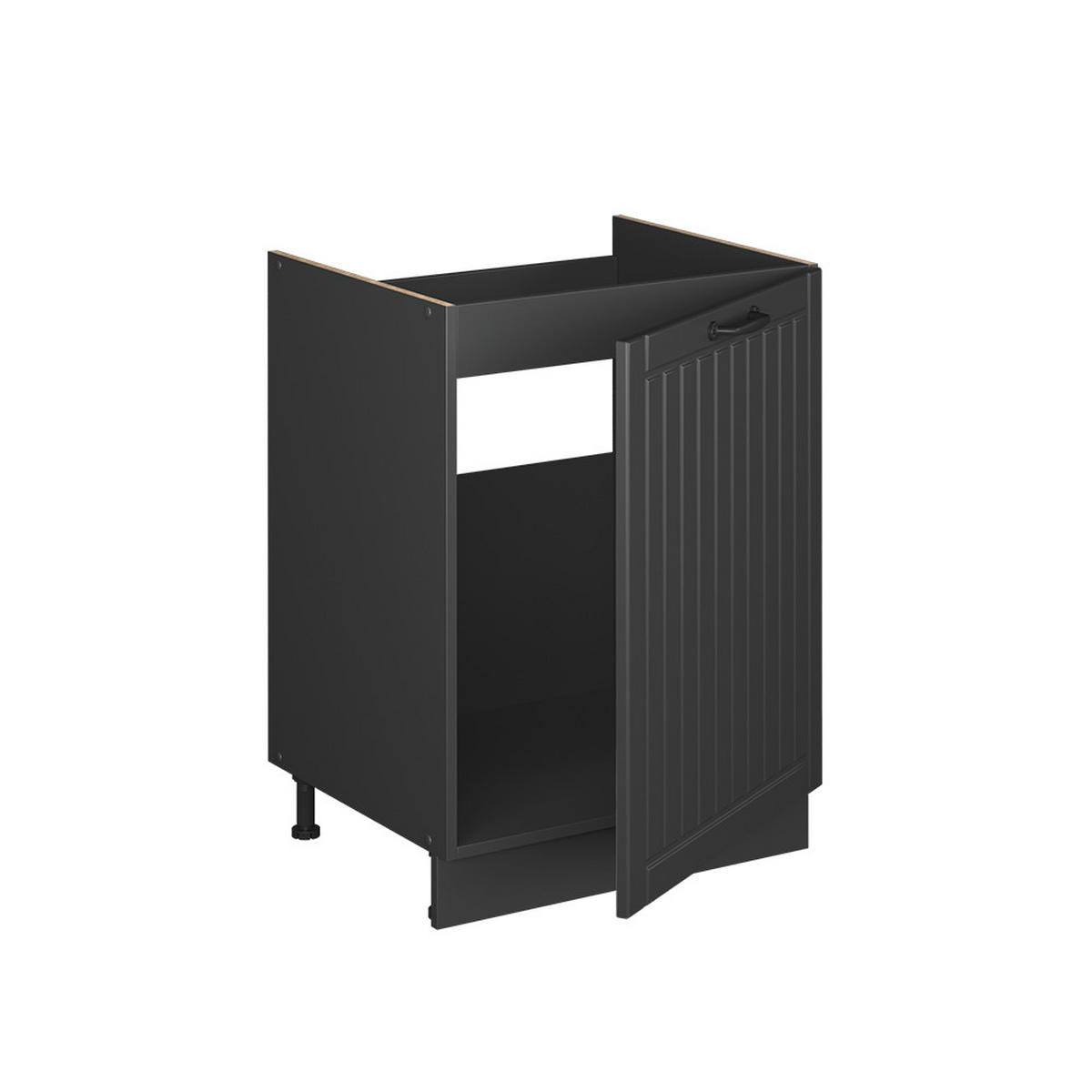 SKŘÍŇKA POD DŘEZ Fame-Line, Tmavě šedá/Antracit, 60 cm - tmavě šedá/antracitová, kompozitní dřevo (60/82/51.6cm) - Vicco