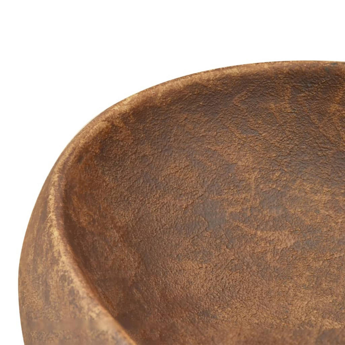 AUFSATZWASCHBECKEN Braun Oval 59/40/15 Cm Keramik - Braun, Keramik (40/15/59cm) - vidaXL
