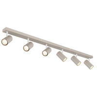 DECKENLEUCHTE Metall sandfarben schwenkbar - Bernsteinfarben, Metall (115/6/12cm) - Globo Lighting