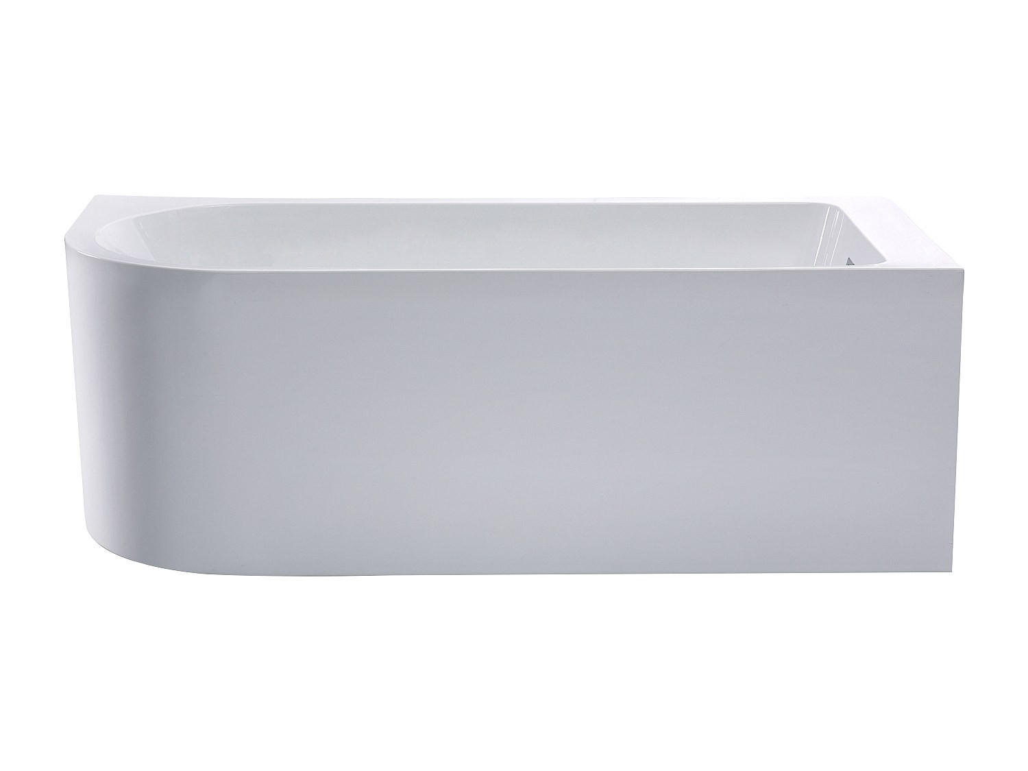 BADEWANNE (Standard) - 1 Person - Acryl - Weiß - - Weiß, Kunststoff (150/58/75cm) - Vente-Unique