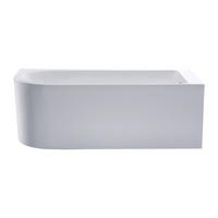 BADEWANNE (Standard) - 1 Person - Acryl - Weiß - - Weiß, Kunststoff (150/58/75cm) - Vente-Unique
