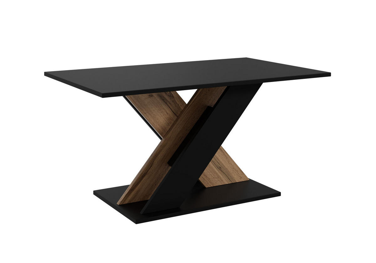 COUCHTISCH 110 cm Schwarz - Schwarz, Holzwerkstoff (60/110/55cm) - Home Collective