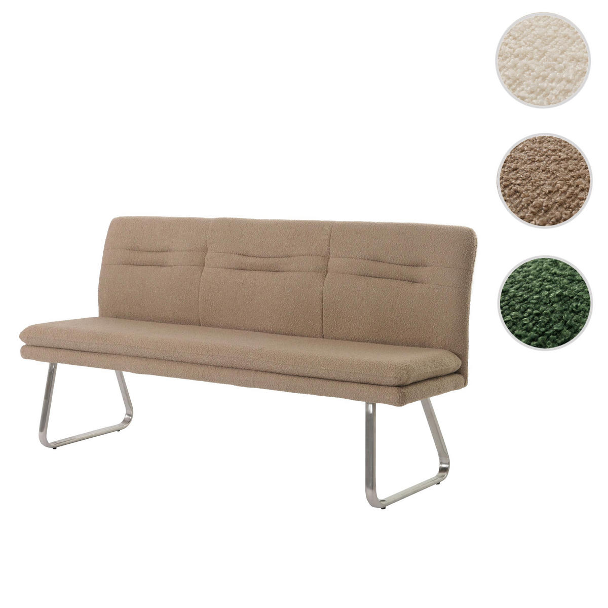SITZBANK Braun - Braun, Textil (180/93/58cm) - MCW