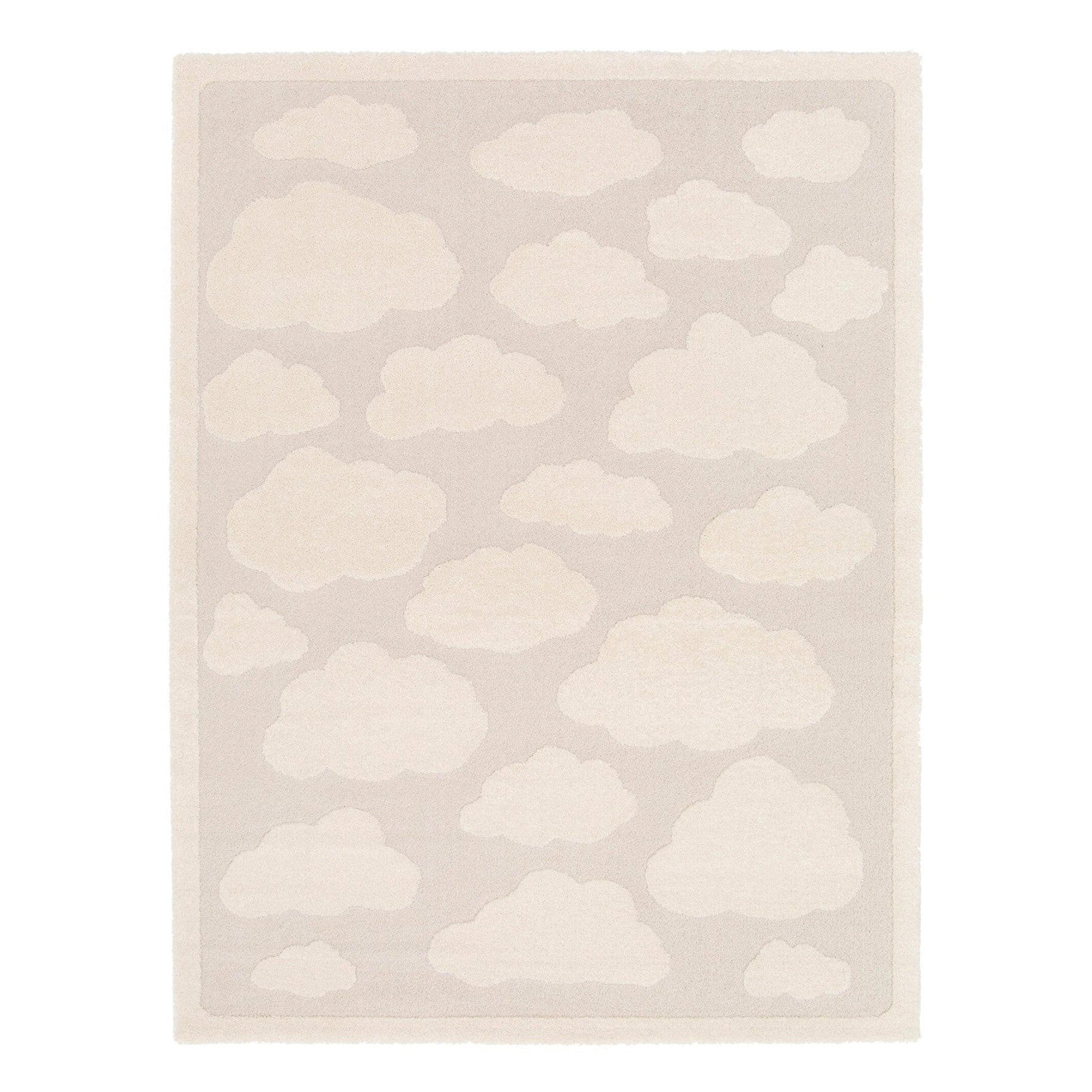 TEPPICH Design Relief-Effekt beige - Beige, Textil (160/213cm) - AFK Living
