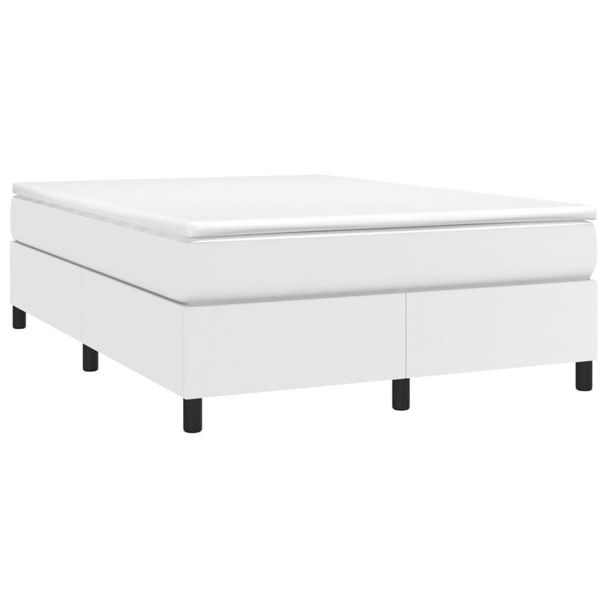 POLSTERBETT Rabjohns 140/203 cm - Weiß, Holzwerkstoff (140/200cm) - Nettlife