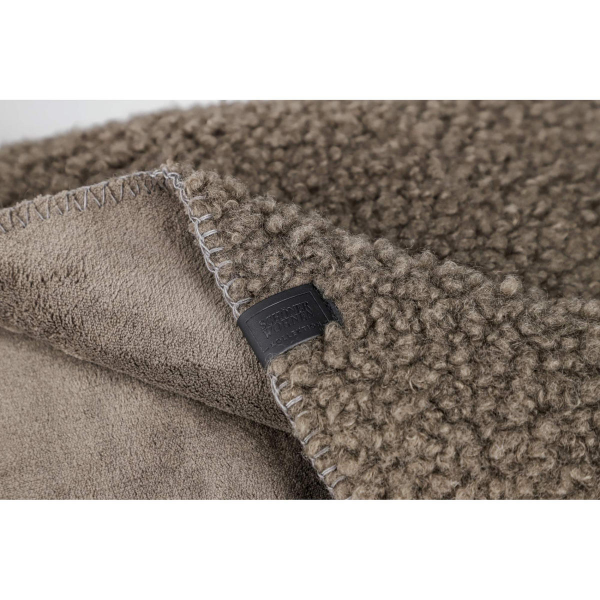 KUSCHELDECKE TEDDY - Beige, Textil (140/200cm) - Schöner Wohnen
