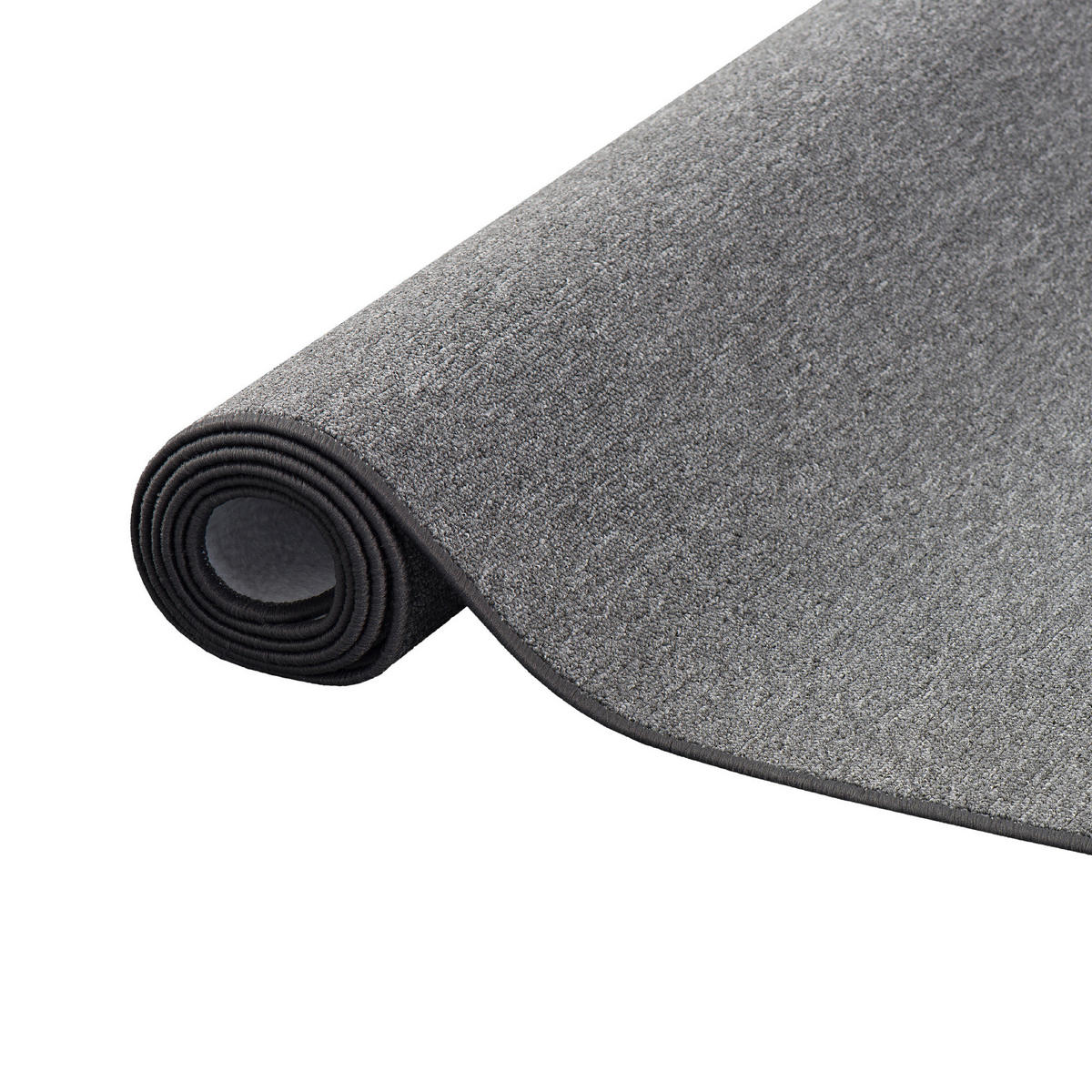 FEINSCHLINGEN VELOUR TEPPICH STRONG - Anthrazit, Textil (100/300cm) - Snapstyle