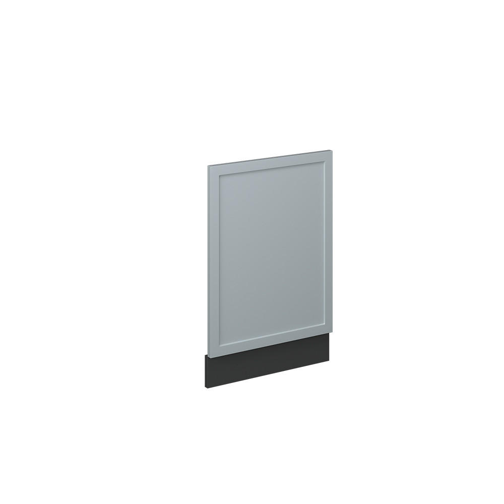 FRONTPANEL Fame-Line Ljusblågrå 45 cm utan bänkskiva Ljusblå, Antracit 67.4/45/1.6 cm