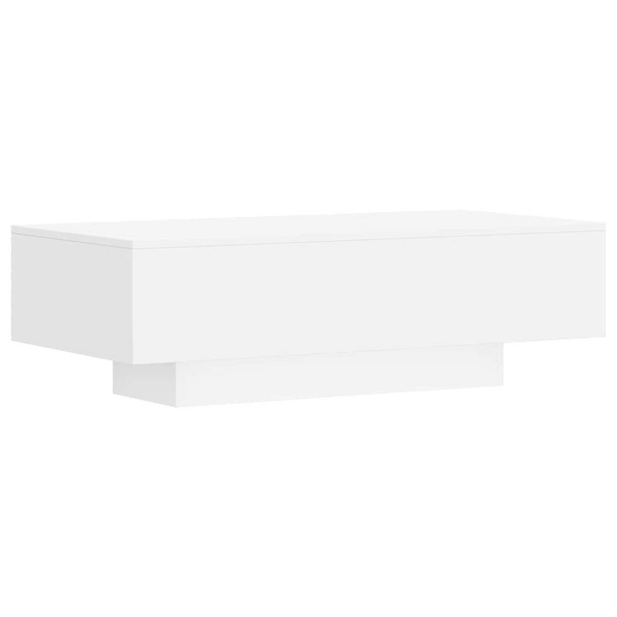 COUCHTISCH Weiss 100/49,5/31 Cm Holzwerkstoff - Weiß, Holzwerkstoff (100/49.5/31cm) - vidaXL