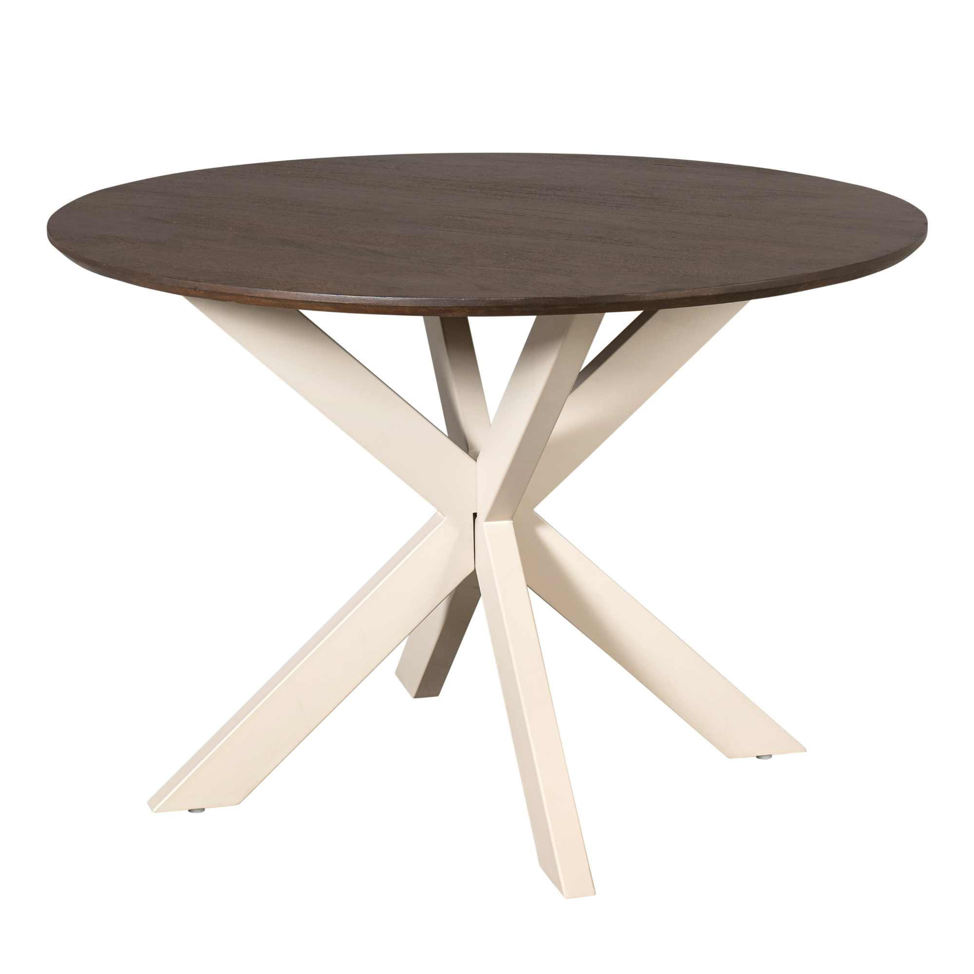 Starfurn Esstisch Dunkelbraun 110x76x110 cm