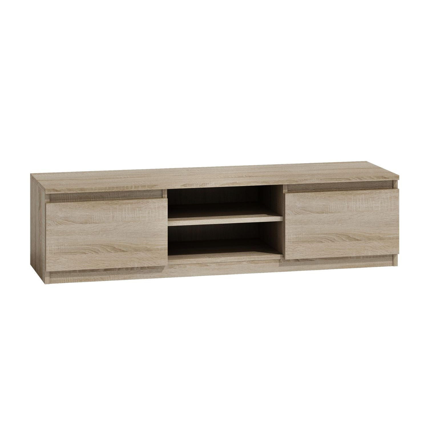 TV Lowboard Frank - Sonoma Eiche, Holzwerkstoff (140/36/40cm) - kommodly