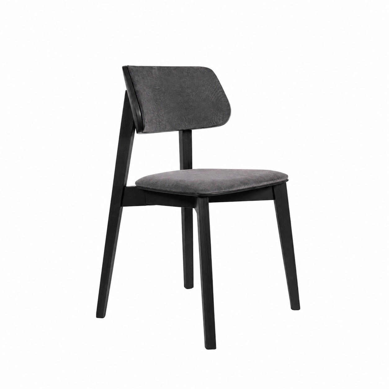 STUHL Korinn II 80 x 46 x 43 cm, grau, schwarz - Schwarz/Grau, Metall (46/85/43cm) - Margaret Hadas24