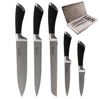 MESSERSET MOTION Schwarz Silber - Schwarz, Metall (34cm) - Orion 