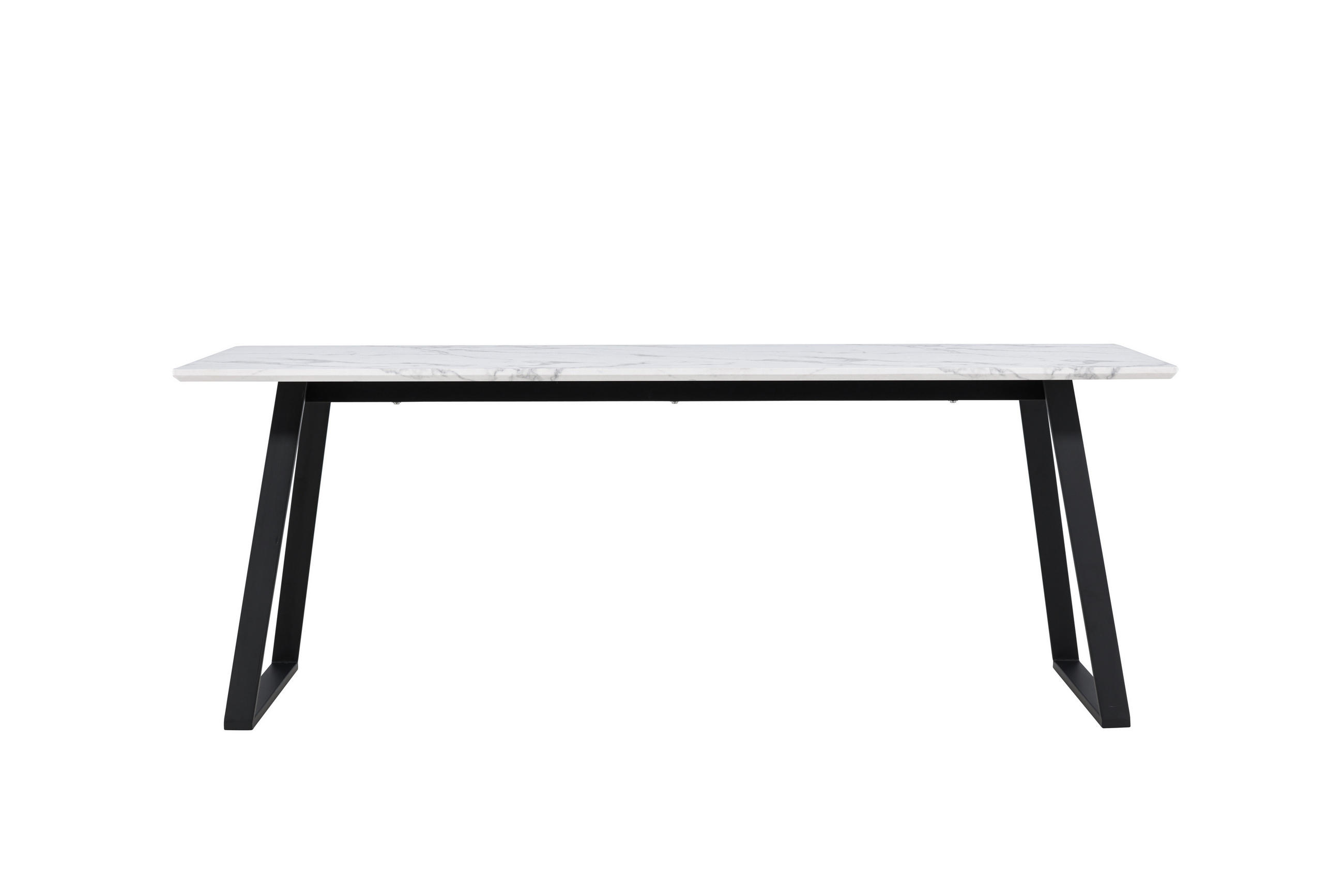 ebuy24 Esstisch Weiß 200x75x90 cm