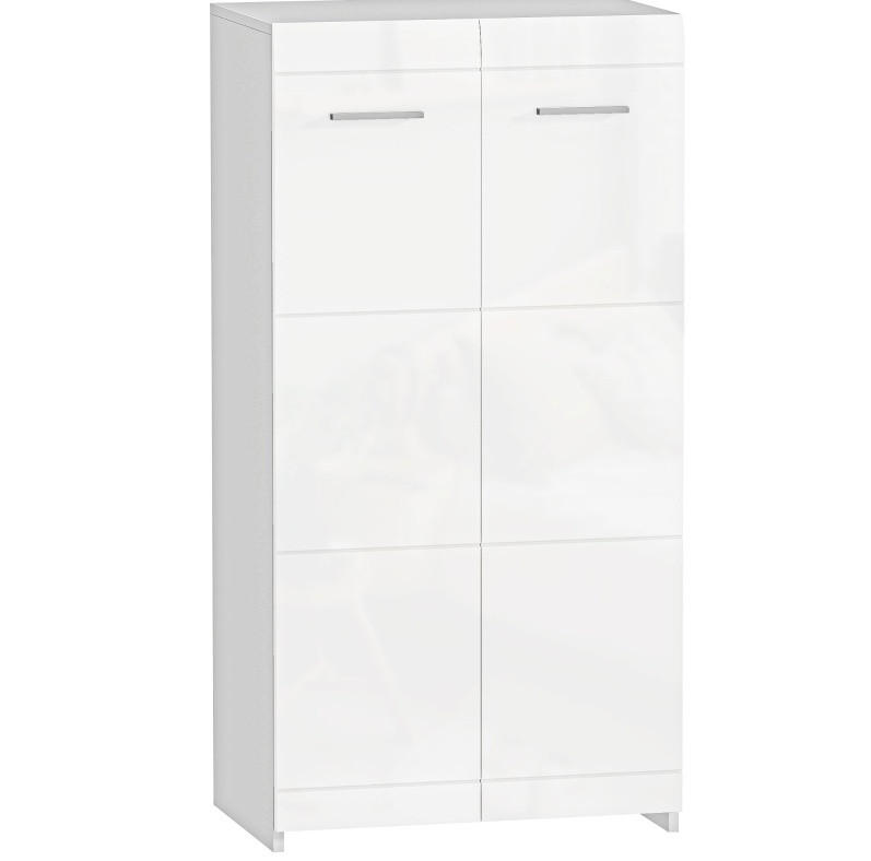 Flora Grace Schuhschrank Weiß 55x108x36 cm