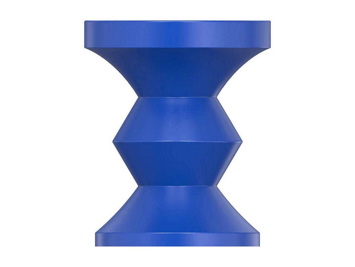 BEISTELLTISCH aus Metall - Blau - ZOLIMI - Blau, Metall (35.5/35.5/46cm) - Vente-Unique