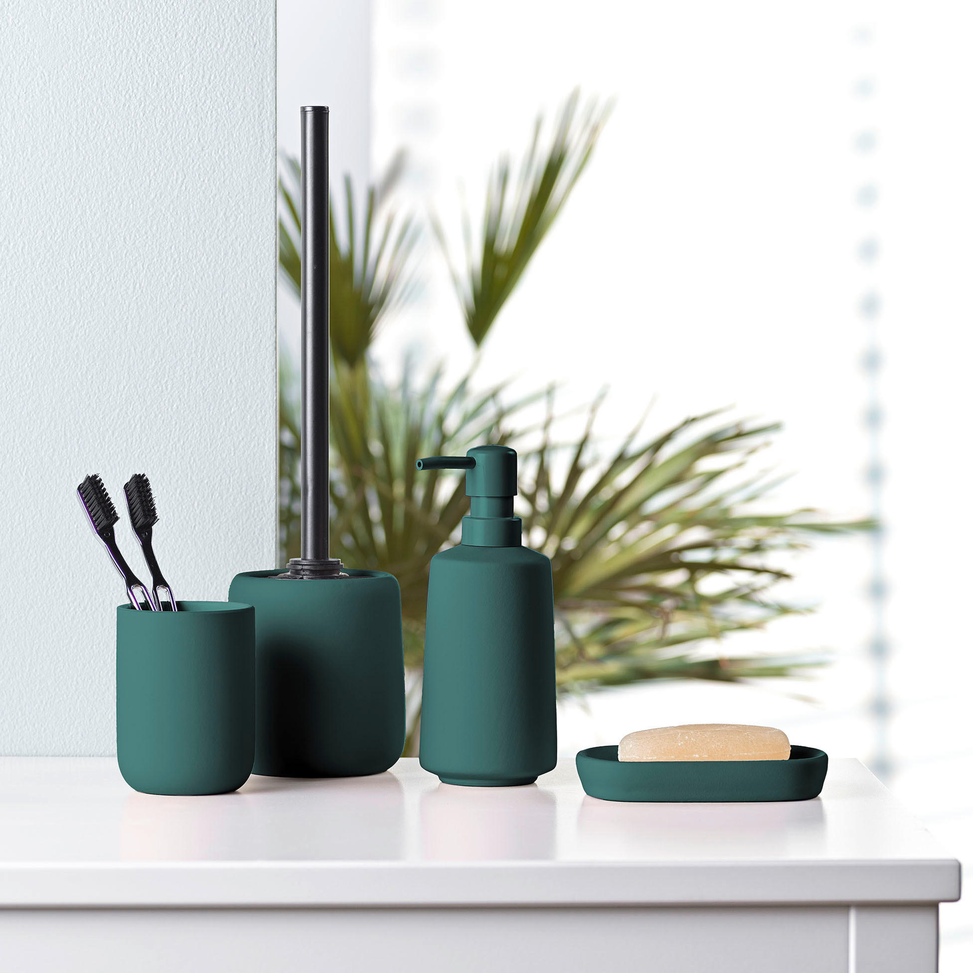 SEIFENSPENDER Keramik Ceralie - Grün, Keramik (7.5/19/7.5cm) - Douceur d´intérieur