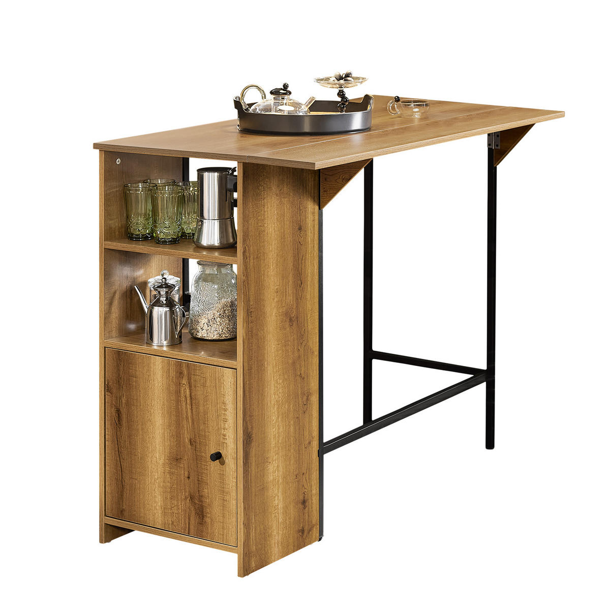 BARTISCH Vintage - Braun, Holzwerkstoff/Metall (120/95/63cm) - SoBuy