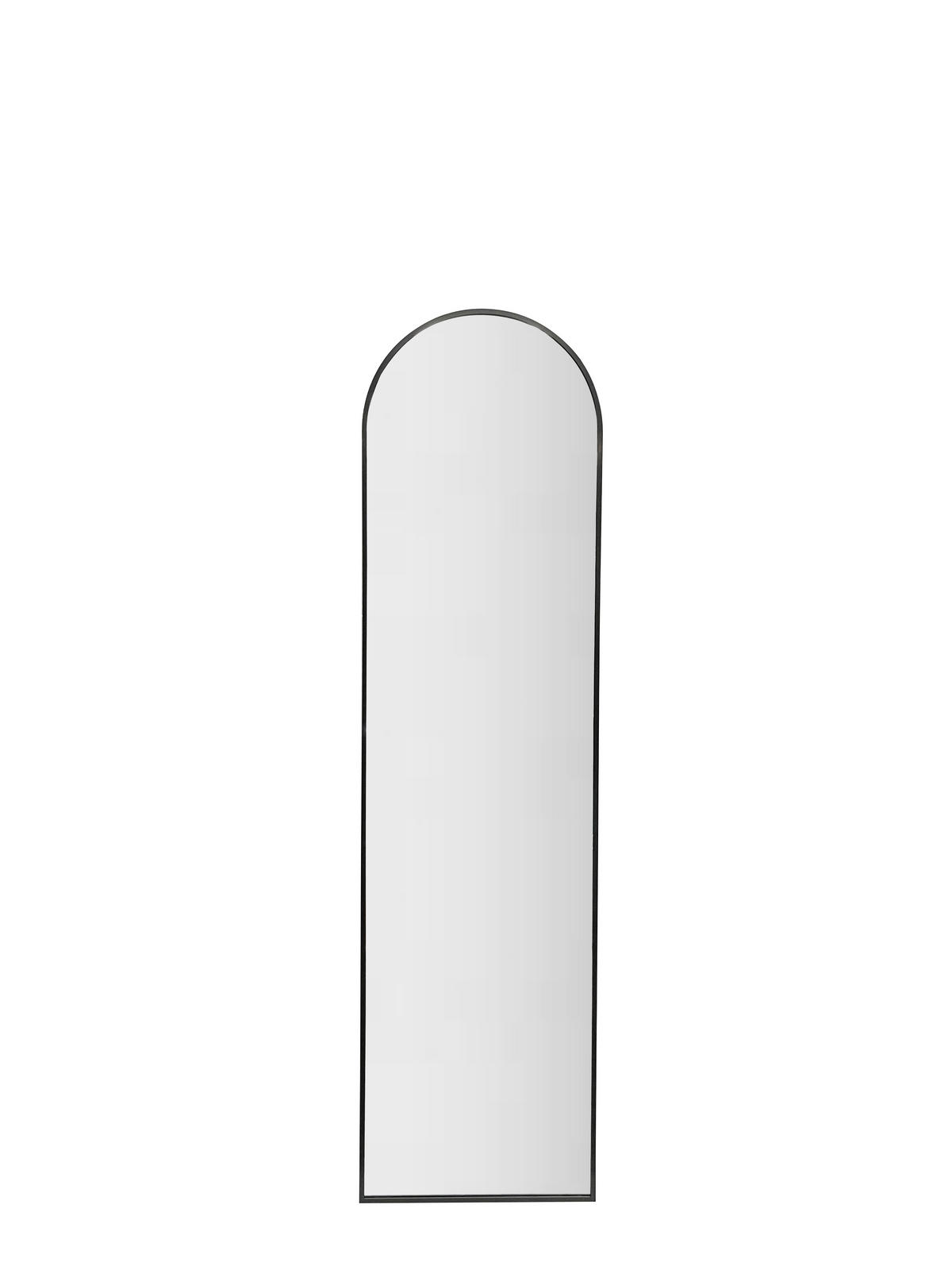 STANDSPIEGEL Ziva Schwarz - Schwarz, Metall (40/150/4cm) - Fragix