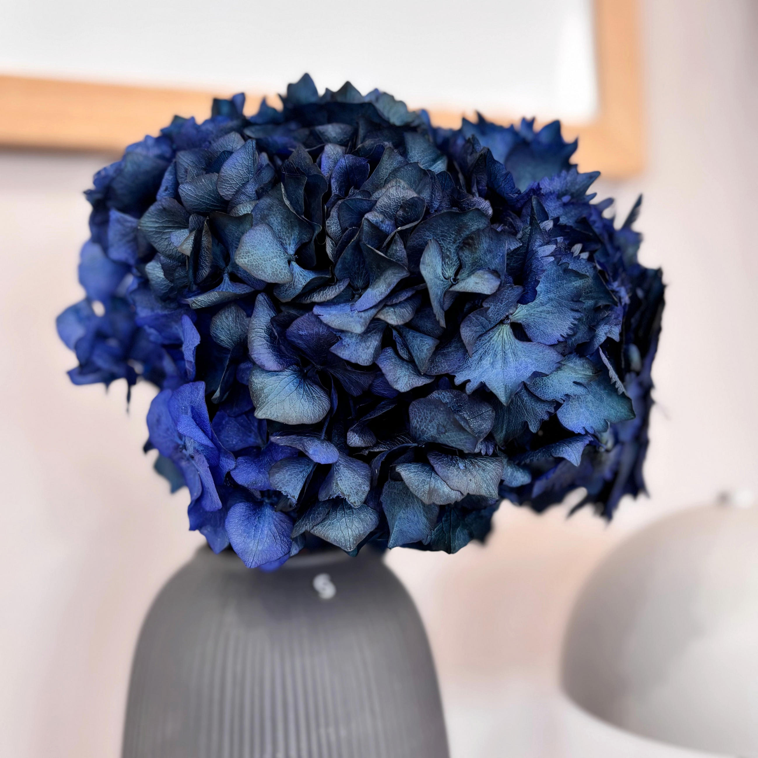 TROCKENBLUMEN Hortensie dunkelblau - Dunkelblau, Naturmaterialien (35cm) - Lykke & You