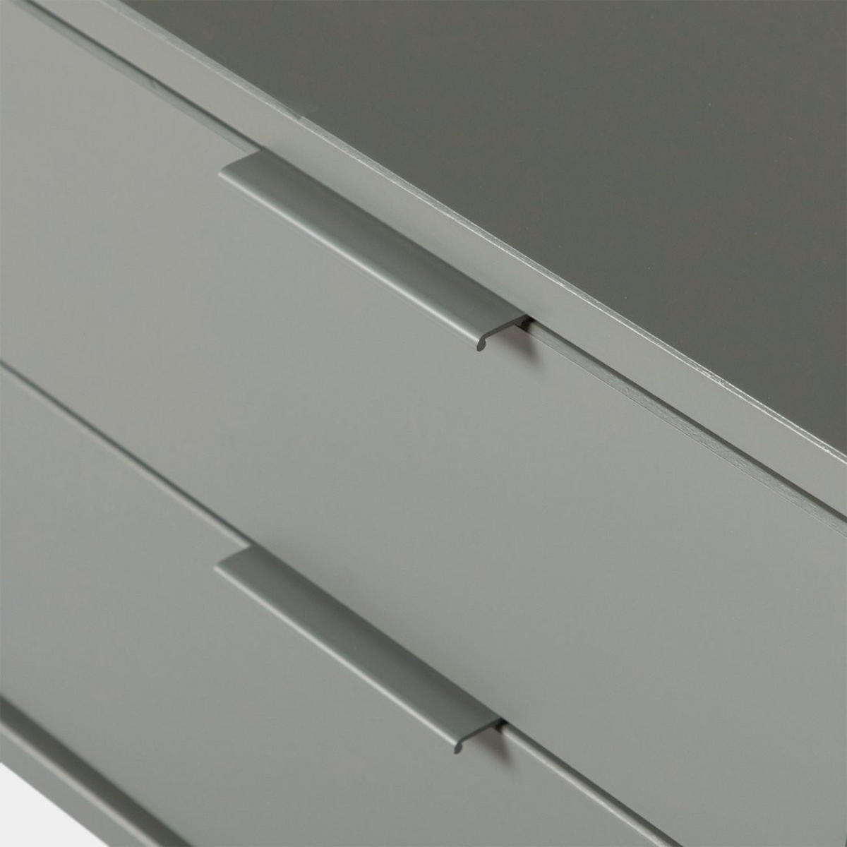 NACHTTISCH 2 SCHUBLADEN Troy Grün 40 cm x 53 cm 2er-Set - Grün, Holzwerkstoff (40/53/35cm) - Klast Home