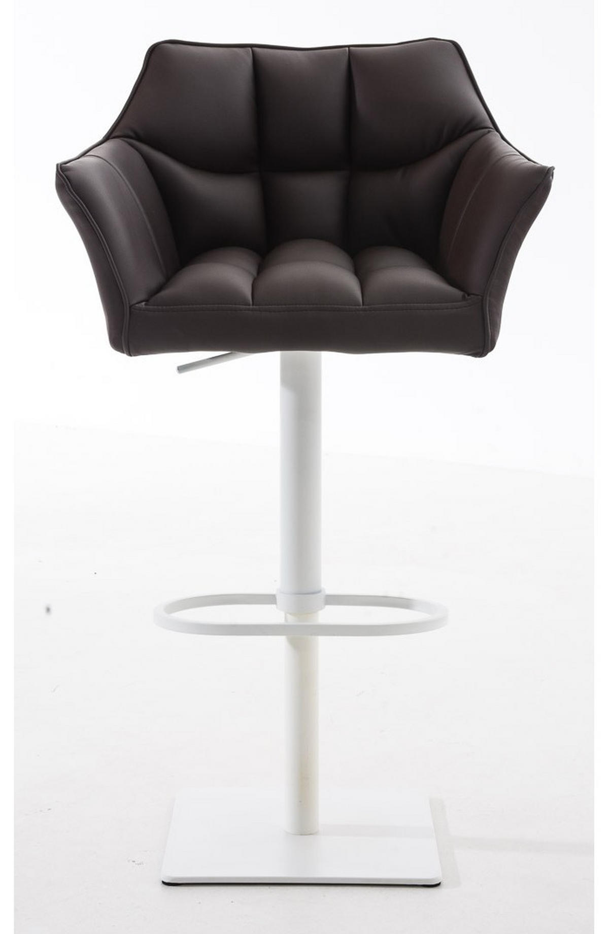 BARHOCKER Damaso 2er Set 88x64x45 cm braun - Braun, Leder (64/88/45cm) - furnicato