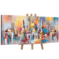 GEMÄLDE Ausstrahlung auf Keilrahmen 115x50 cm - Multicolor, Holz (115/50cm) - YS-art gallery
