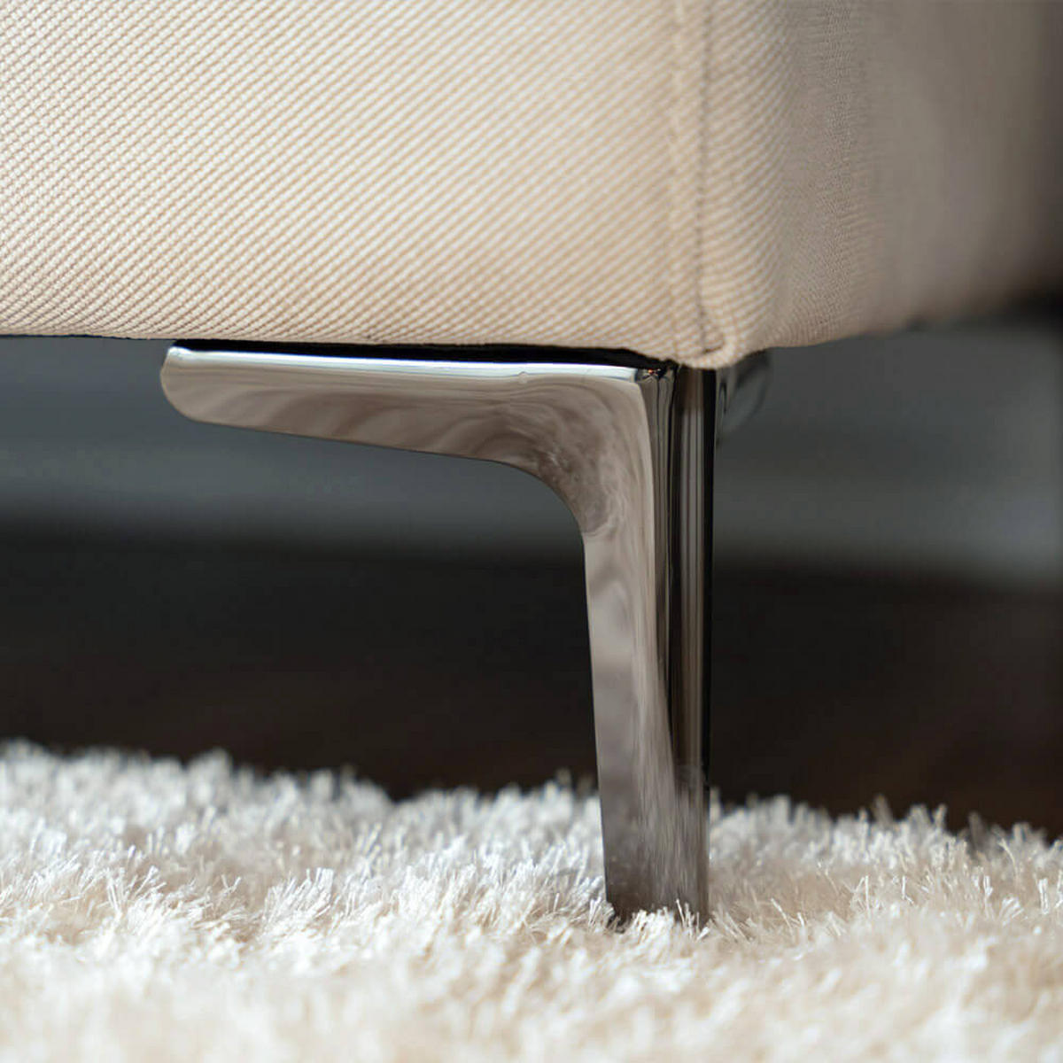 ECKSOFA TORINO - Seitenauslage: Rechts - Beige, Kunststoff (344/178cm) - Home Deluxe