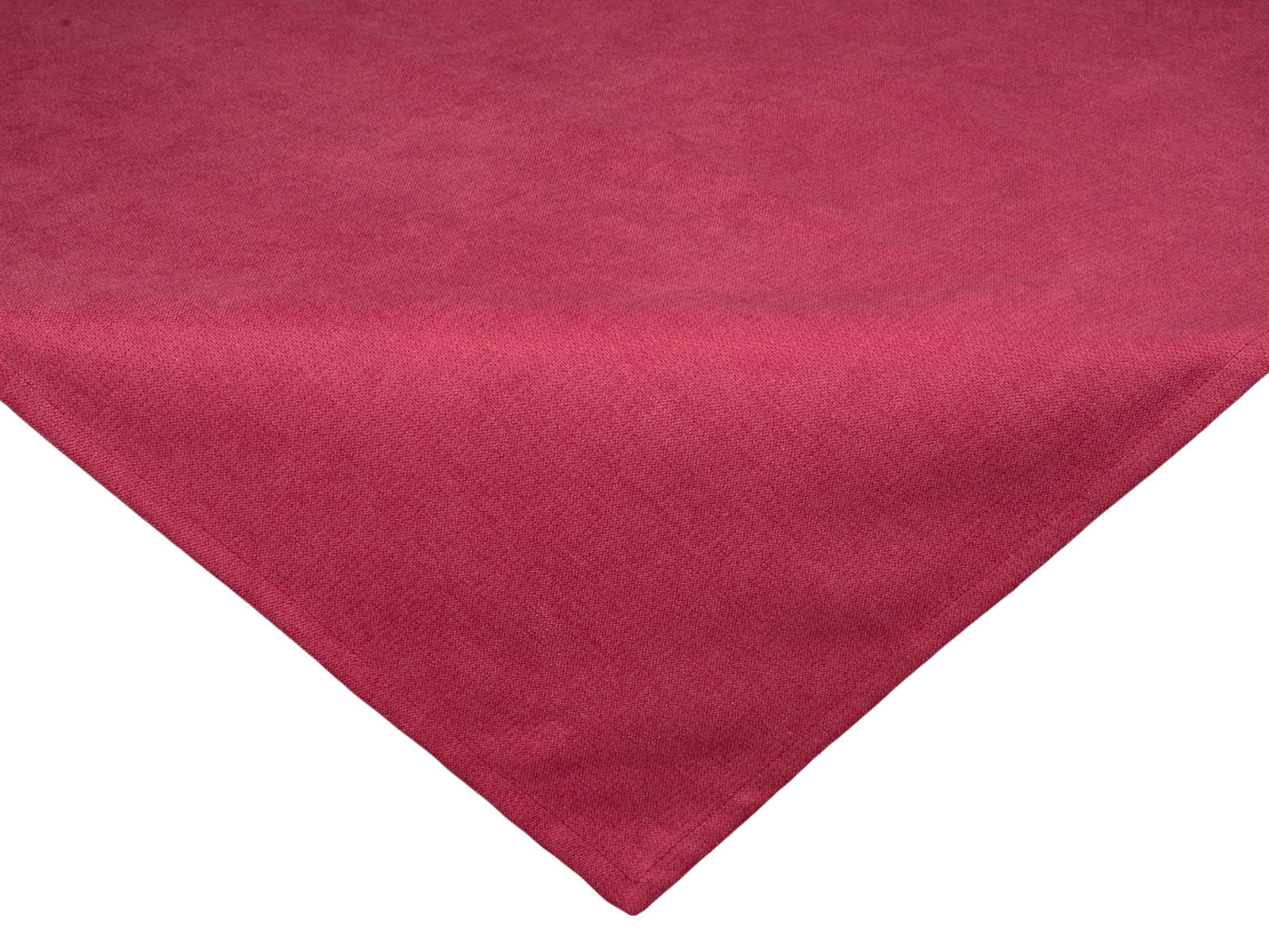 XS-MITTELDECKE FarbTon Chenille-Haptik himbeer-rot 60/60 cm - Rot, Textil (60/60cm) - beties Heimtextil