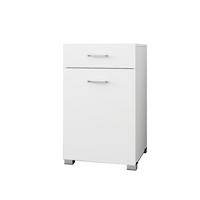 WÄSCHESCHRANK - Weiß, Holz (50/78.5/45cm) - ML-DESIGN