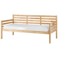 PAT DE ZI lemn 90/200 cm culoare naturală Theza - culoare naturală, lemn (90/200cm) - Beliani
