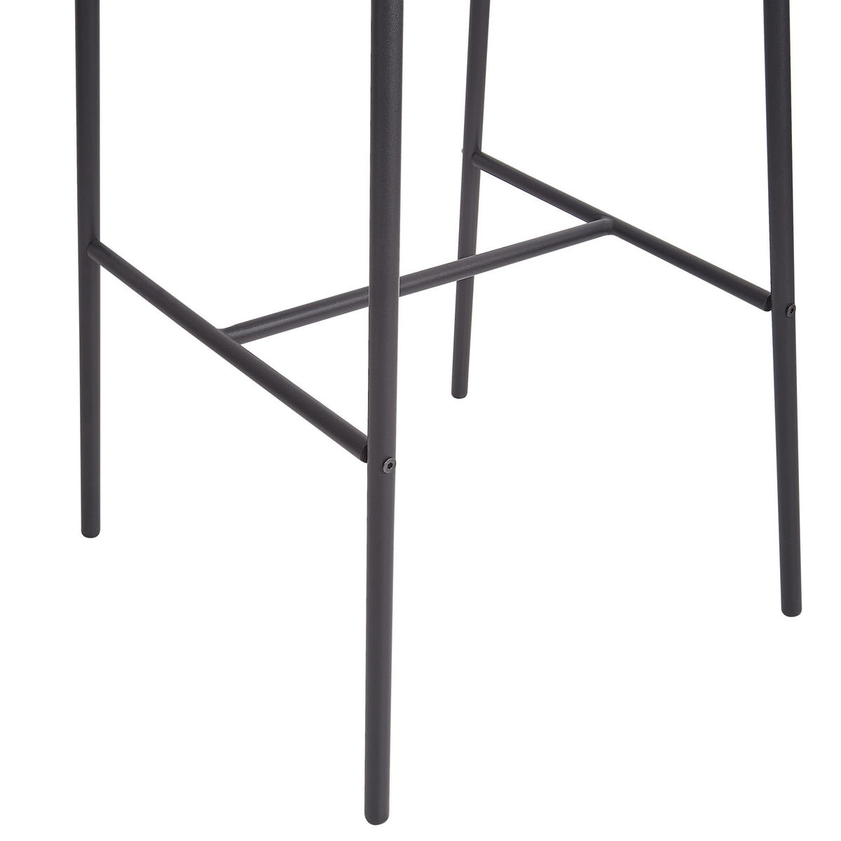 BARSTUHL 2er-Set Kunstleder Braun Kiana - Braun, Kunststoff (49/104/59cm) - Beliani