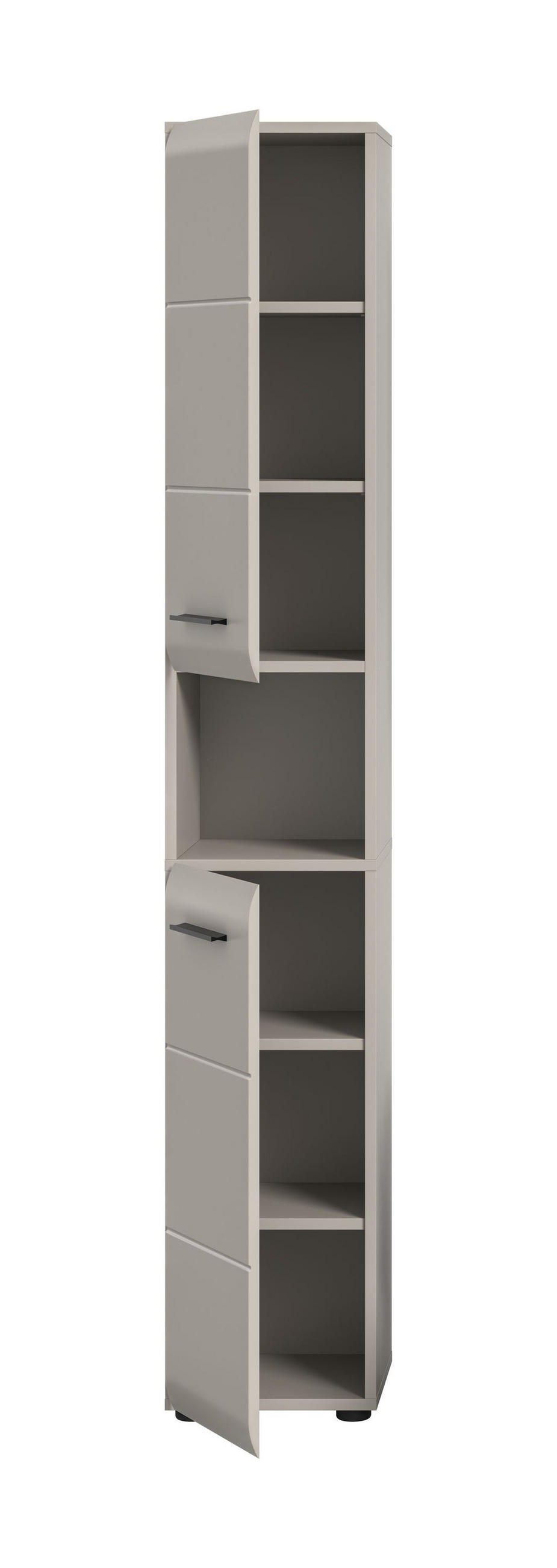 BADSCHRANK halbhoch ICE (B/H/T: ca. 30/185/30 cm) in Kaschmir/Kaschmir matt - Kaschmir, Holzwerkstoff (30/185/30cm)