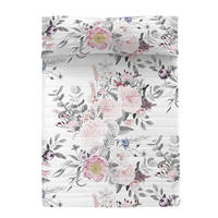 TAGESDECKE delicate bouquet 240x260 cm (bett 135/140/150) mehrfarbig - Multicolor, Textil (240/260cm) - Happy Friday