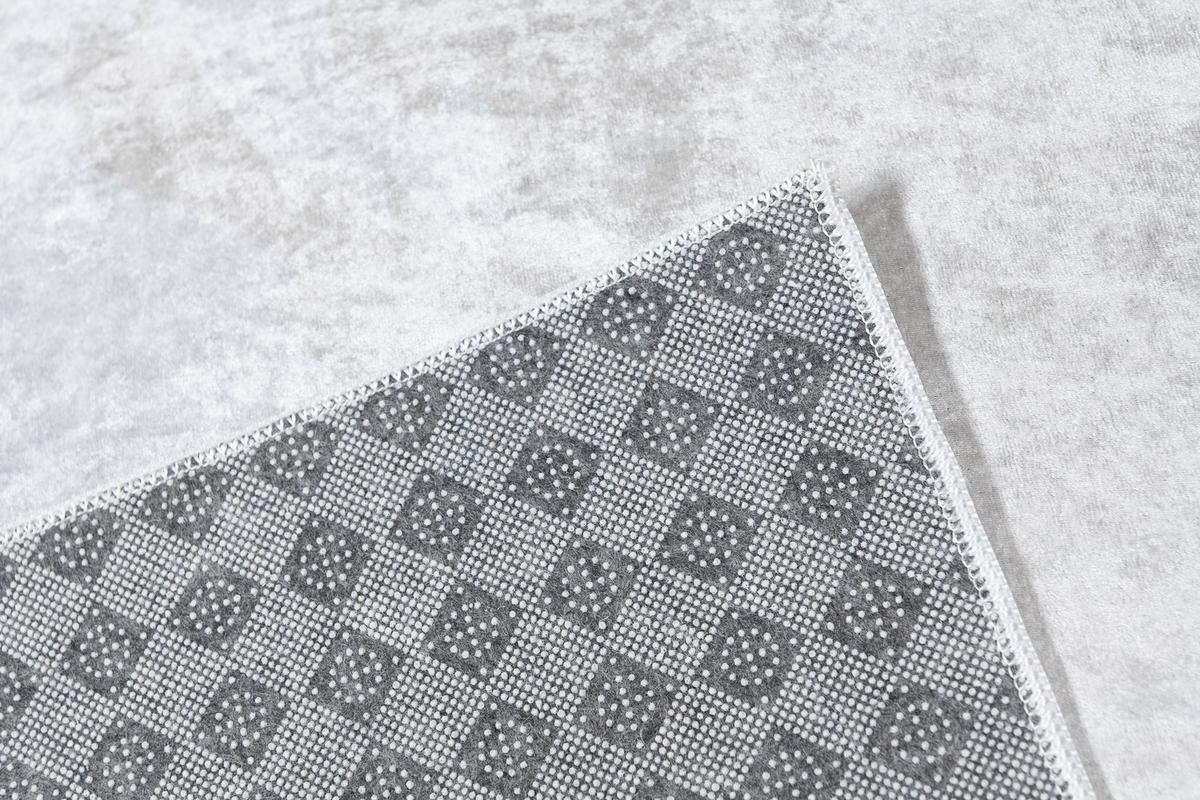 TEPPICH EMMA Grau 120/170 cm - Grau, Kunststoff (120/170cm) - Tapiso