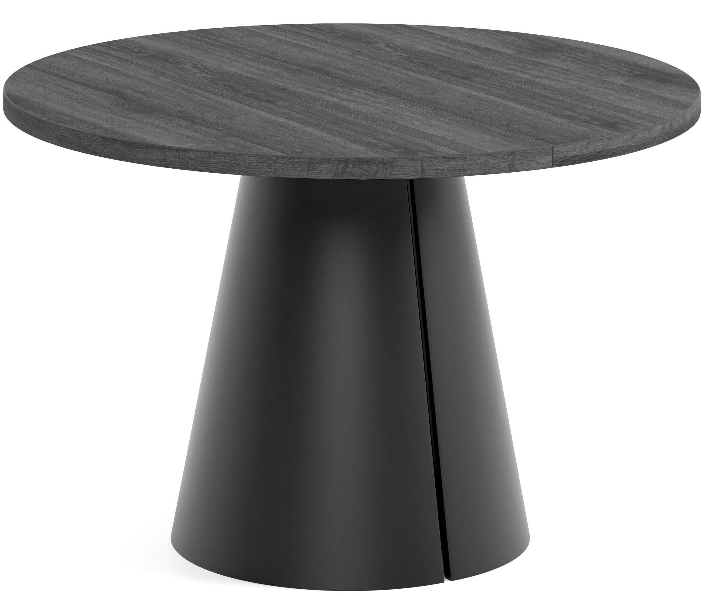 TISCH Schwarz ALMA Ausziehbar 120/196 cm - Schwarz, Holzwerkstoff (2/120/76cm) - Sepro Meble