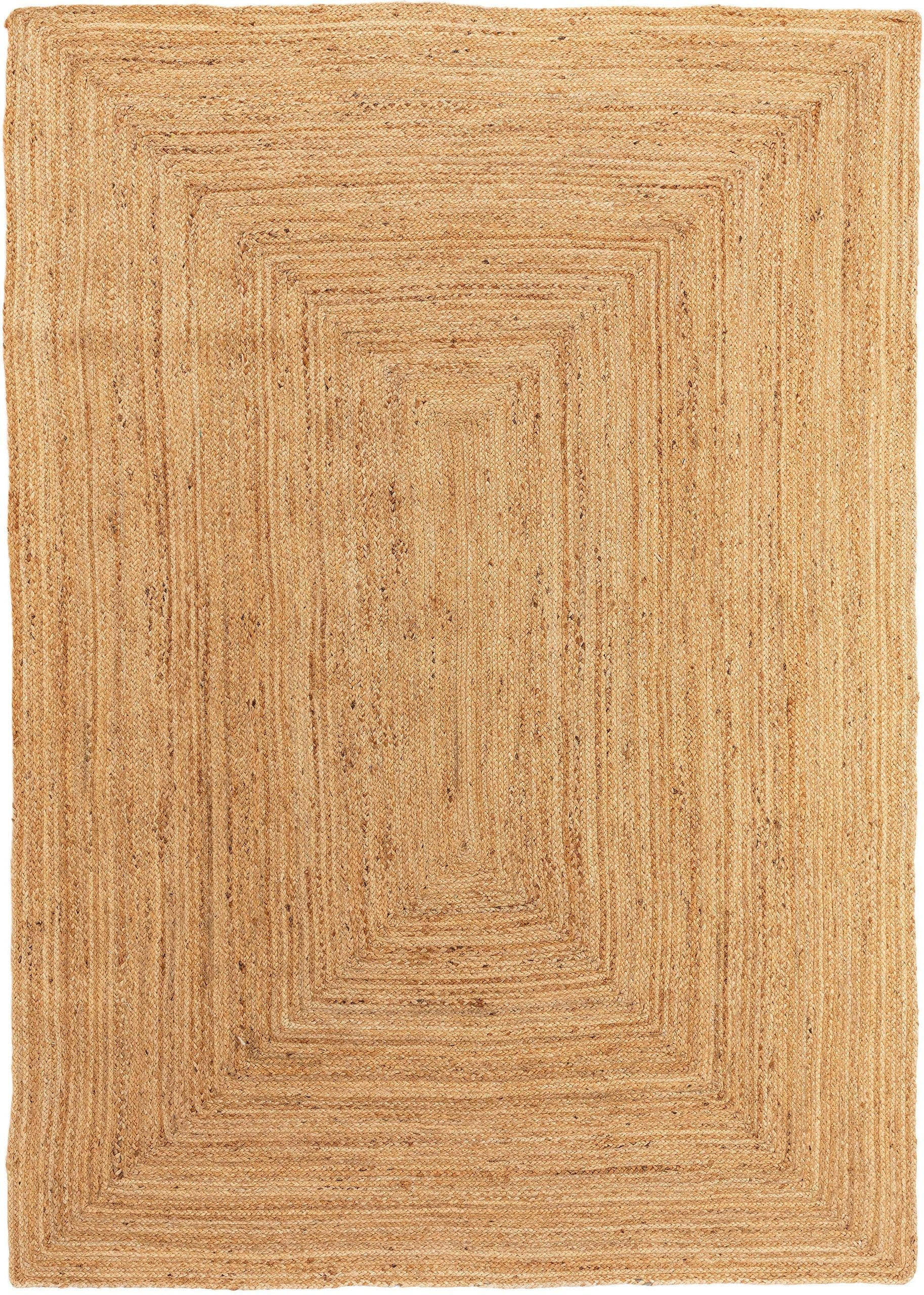 JUTETEPPICH Jutta Hellbraun 200x300 cm - Hellbraun, Textil (200/300cm) - benuta Pure