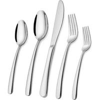 BESTECKSET 60-teilig für 12 Personen Edelstahl Hochglanzpoliert - Silberfarben, Metall